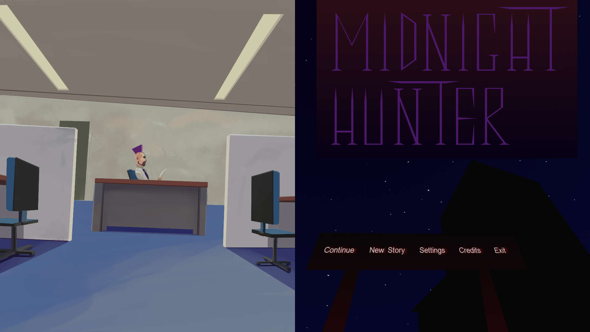 Promotional art for Midnight Hunter